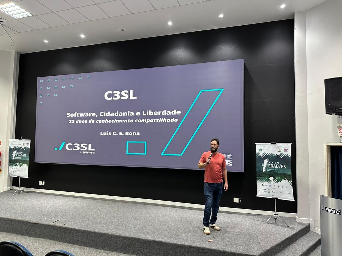 C3SL é tema de palestra no Erad, evento sobre computação e alto desempenho em Santa Catarina